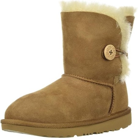 UGG K Bailey Button II Bottes Enfant Texture Agréable Contact